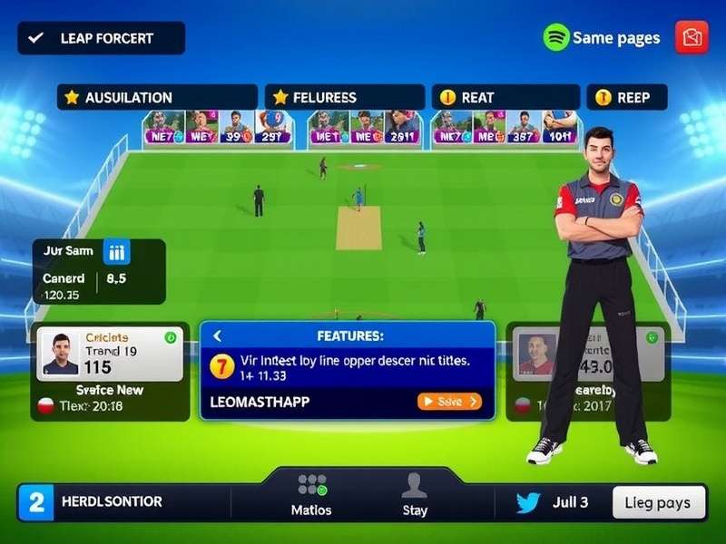 IPL Cricket Manager Features Showcase