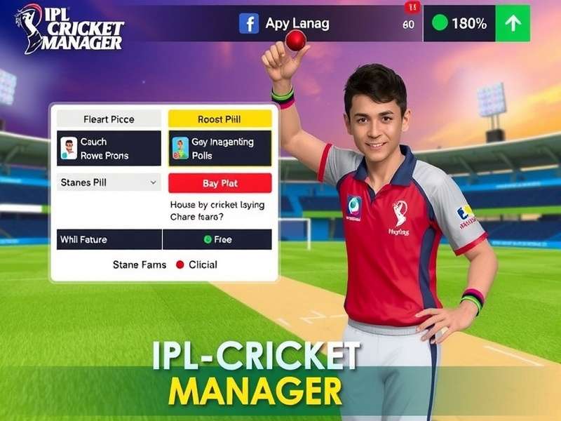 IPL Cricket Manager Game Screenshot